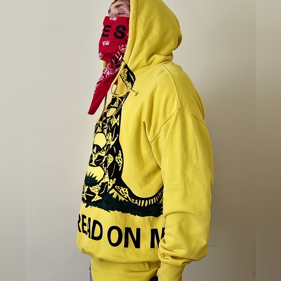 VETEMENTS Don't Tread On Me Hoodie 2019 Rare - Picture 2 of 6
